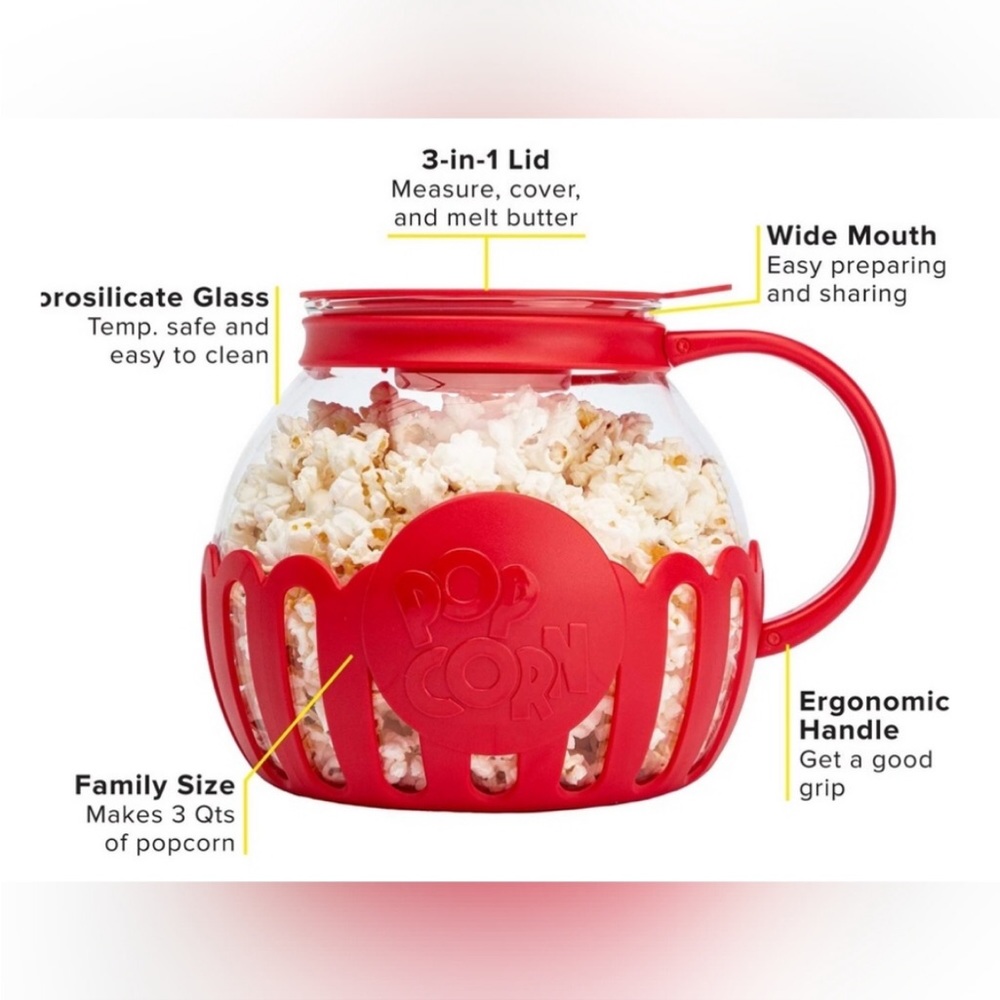 Microwave Popcorn Maker (3 Quart)